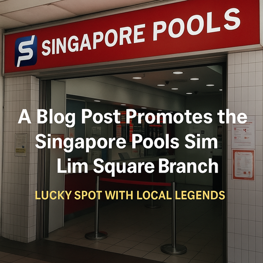 Singapore Pools Sim Lim Square branch exterior – known for big TOTO wins and local legends